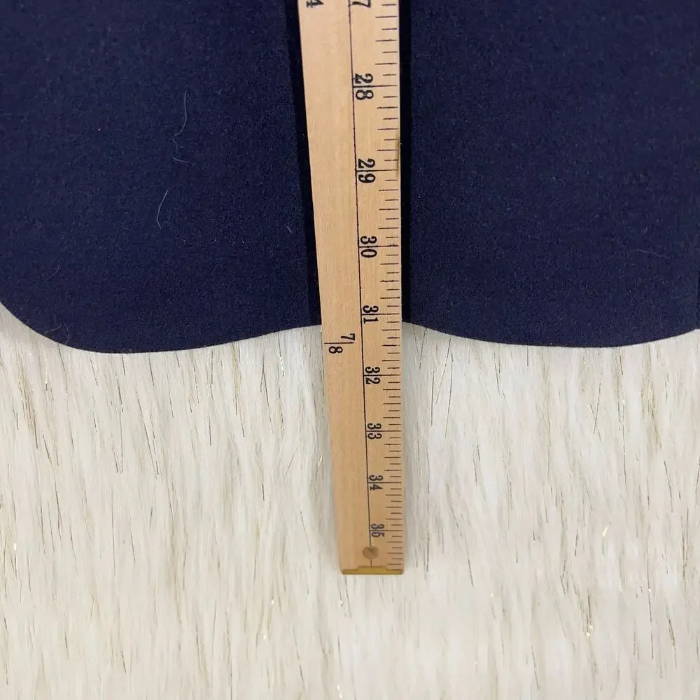 Fioravanti Couture Mens Two Button Suit Jacket Navy Blue Pockets 100% Cashmere M